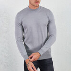 Mock Neck Pullover // Gray (XL)