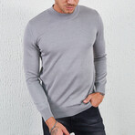 Mock Neck Pullover // Gray (XL)
