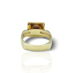 Fine Jewelry // 14K Yellow Gold Teufel Pyramid Diamond Ring // Ring Size: 6 // Pre-Owned