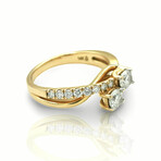 Fine Jewelry // 14K Yellow Gold Diamond Ring // Ring Size: 7 // Pre-Owned