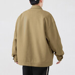 Flannel Utility Jacket // Yellow Green (L)