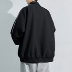 Textured Coach Jacket // Black (S)