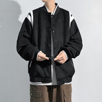 Flannel Coach Jacket // Black (M)