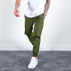 Side Pockets Cargo Pants // Khaki (XS)