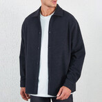 Flannel Overshirt // Dark Gray (S)