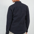 Button Up Field Shirt // Black // Style 2 (M)