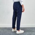 Joggers // Navy Blue (2XL)