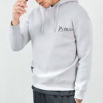 Picasso Graphic Hoodie // Gray (M)