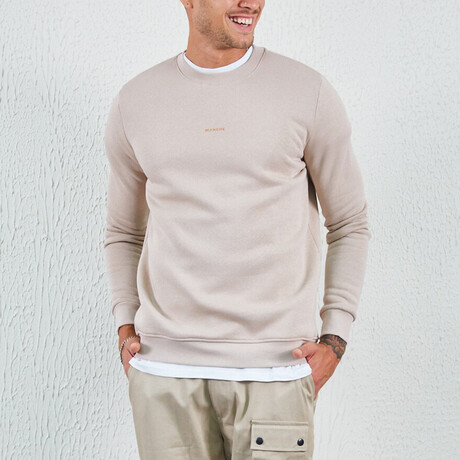 Logo Sweatshirt // Beige (XS)