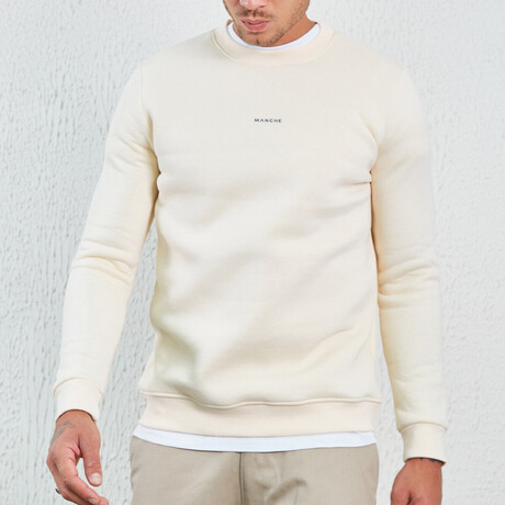 Logo Sweatshirt // Creamy (XS)