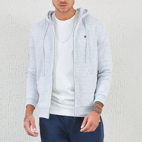 Zip Up Hoodie // Gray (XS)