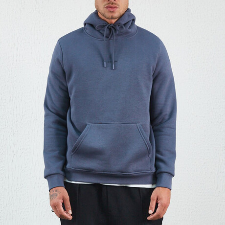 Logo Hoodie // Blue (XS)