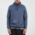 Logo Hoodie // Blue (M)