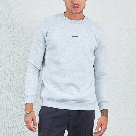 Logo Sweatshirt // Light Gray (XS)