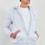 Zip Up Hoodie // Gray (S)