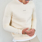 Logo Sweatshirt // Creamy (S)