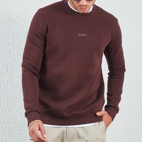 Logo Sweatshirt // Brown (XS)