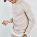 Logo Sweatshirt // Beige (XS)