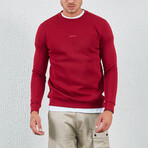 Logo Sweatshirt // Burgundy (S)