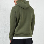 Logo Hoodie // Khaki (M)