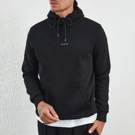 Logo Hoodie // Black (XS)