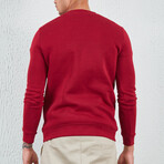 Logo Sweatshirt // Burgundy (S)