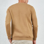 Logo Sweatshirt // Camel (XL)