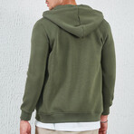 Zip Up Hoodie // Khaki (XS)