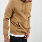 Logo Hoodie // Camel (XS)