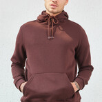 Logo Hoodie // Brown (M)