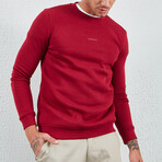 Logo Sweatshirt // Burgundy (S)