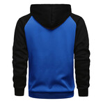 Raglan Jacket // Blue + Black (XS)