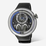 HYT H1.0 Power Reserve Blue DLC Manual Wind // H02023 // Store Display