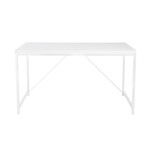 Gilbert Desk // White with White Frame