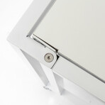 Hayes 48" Folding Desk // White Top and Frame
