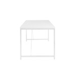 Gilbert Desk // White with White Frame