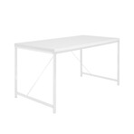 Gilbert Desk // White with White Frame