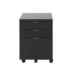 Gilbert 3 Drawer File Cabinet in Black
