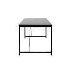 Gilbert Desk // Black with Black Frame