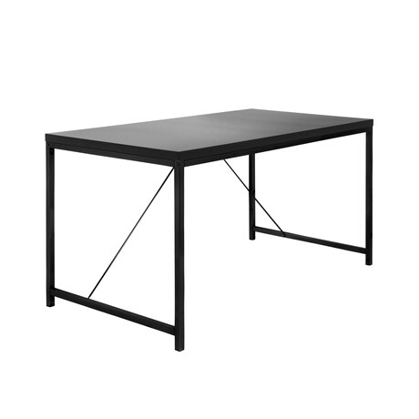 Gilbert Desk // Black with Black Frame