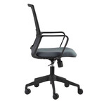Harrison Office Chair // Gray with Black Base