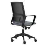 Harrison Office Chair // Gray with Black Base