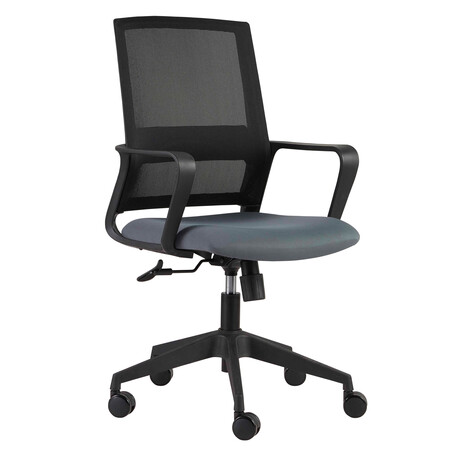 Harrison Office Chair // Gray with Black Base