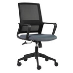 Harrison Office Chair // Gray with Black Base