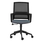 Harrison Office Chair // Gray with Black Base