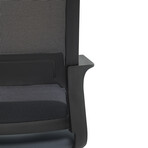 Harrison Office Chair // Gray with Black Base