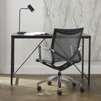 Gilbert Desk // Black with Black Frame