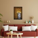 Money Rain Print on Acrylic Glass by Octavian Mielu (16"H x 24"W x 0.25"D)