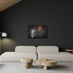 Girl With A Balloon Print on Acrylic Glass by Octavian Mielu (24"H x 16"W x 0.25"D)