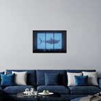 Shark Print on Acrylic Glass by Octavian Mielu (24"H x 16"W x 0.25"D)